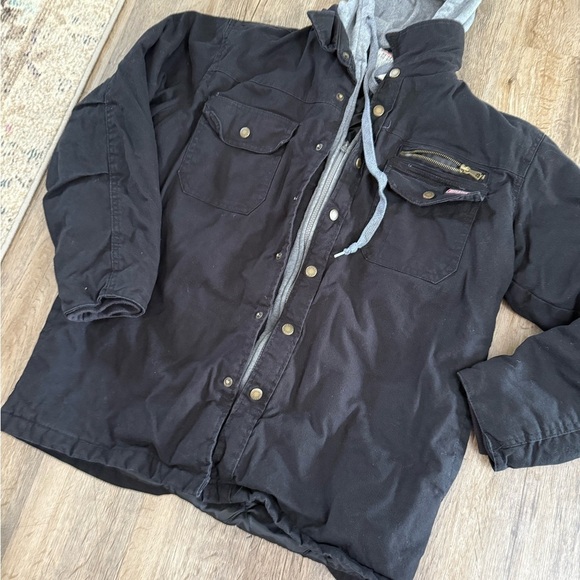 Dickies • Duck Canvas Hooded Insulated Chore Work Jacket - Picture 2 of 11